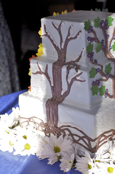 All Seasons Wedding Cake - Winter