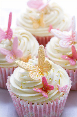 Butterfly Wedding Cupcakes