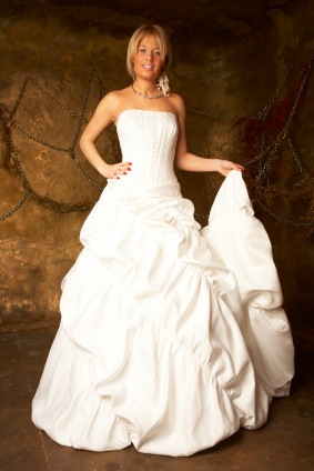 Silk Ball Gown Wedding Dress