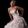 Taffeta Ball Gown Wedding Dress