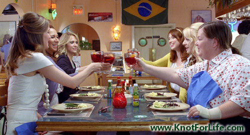 Bridesmaids Movie Lunch before the dress fitting scene