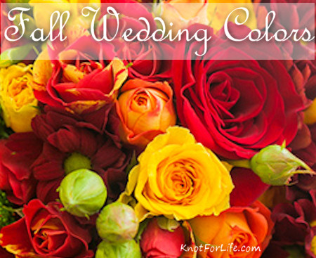 Fall Wedding Flower Colors