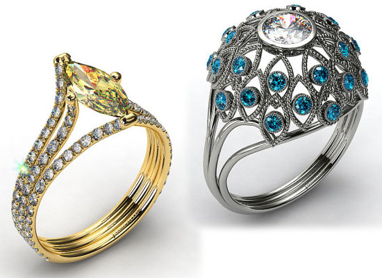 James Allen Colored Engagement Rings