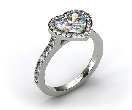 James Allen Heart Shaped Diamond Ring