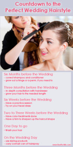 Wedding Hairstyle Countdown Checklist