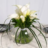White Calla Lily Wedding Centerpieces
