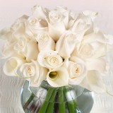 Ivory Roses and Callas Wedding Centerpieces